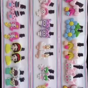 fancy hair clips combo for baby kids