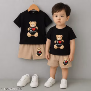 Kids Casual T-Shirt & Shorts Set