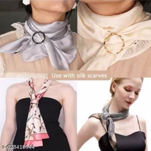 Stylish Metal T-Shirt Clip Ring Buckle for Women