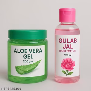 Aloe Vera gel Gulab jal